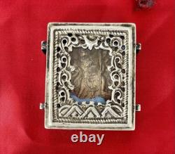 10 Lot Exquisite Tibetan Vintage Old Buddhist Gau Boxes Silver & Other Metals