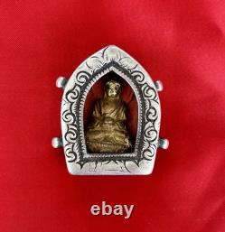 10 Lot Exquisite Tibetan Vintage Old Buddhist Gau Boxes Silver & Other Metals