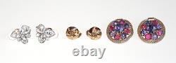 192 Vintage & Modern Earrings Clips, Pierced, Screwbacks 1/3 of them Signed