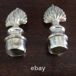 2 Vintage Silver Plate Sheffield Candelabras 3 Nozzle Candle Stick Holders DsVa