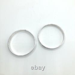 2 Vintage Sterling Silver Bangle Bracelets, Handmade Sterling OCHS Jewelry