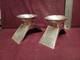 2pc Vintage Pakistan Pak 96 Silver Candle Sticks 4 3/4 X 3 202 G No Monogram