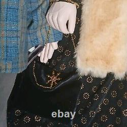 3 Ft Goldenvale Collection Porcelain Dolls Old Couple Rebbeca and Tony Vintage