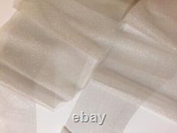 4 Pair Silver Sparkle 12 X 42 1/2 Opera Length Tall Long Rt Vtg Nylon Stockings