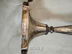 4pair Vintage Silver Candle Holders. TALL