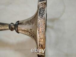 4pair Vintage Silver Candle Holders. TALL