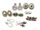 8 Pairs Of Taxco Mexican Ladies Ornate Vintage 925 Sterling Silver Earrings