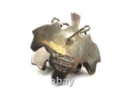 8 Pairs Of Taxco Mexican Ladies Ornate Vintage 925 Sterling Silver Earrings
