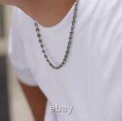 925 sterling silver retro hollow jasmine Flower Melon seed couple's necklace N13