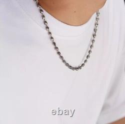 925 sterling silver retro hollow jasmine Flower Melon seed couple's necklace N13