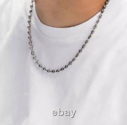 925 sterling silver retro hollow jasmine Flower Melon seed couple's necklace N13