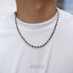 925 sterling silver retro hollow jasmine Flower Melon seed couple's necklace N13