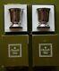 Albi Vintage Pair Of French Silver Plated Signed Christofle Egg Cups + Box New