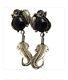 Authentic Vintage Phillip Valasquez Black Onyx Sterling Silver Earrings