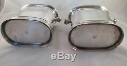 A Fine Pair of Vintage Silver Plated Wine Coolers Art Deco Style
