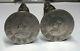 A Pair Of China Silver Dollar Vintage Pepper Shakers