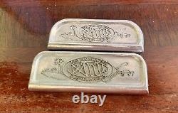 A Pair of Vintage 1940s-50s Oahu Tone Steel Bar Slides Lot#4