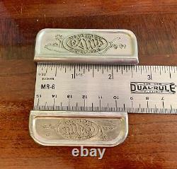 A Pair of Vintage 1940s-50s Oahu Tone Steel Bar Slides Lot#4