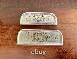 A Pair of Vintage 1940s-50s Oahu Tone Steel Bar Slides Lot#4