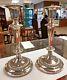 A Pair Of Vintage Silver Candlesticks