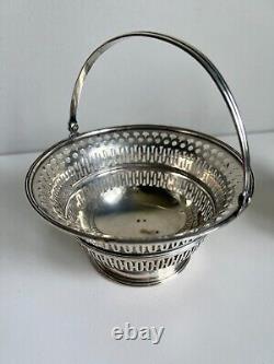 A Pair of Vintage Sterling Silver Table Baskets