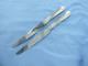 A Vintage Sterling Silver Pair Of O/e Thread Dinner Knives Birmingham 2009
