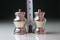A pair of VTG English Sterling Silver Pepper Mill/Grinder with Peugeot Movement