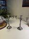 Alvin Sterling Silver Candelabra Pair Vintage S-164