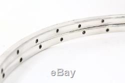 Ambrosio Montereal Rims 32 Holes Silver One Pair Road Bike Vintage N. O. S