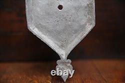 Antique Vintage Light Wall Sconce Pair Arts Crafts Tudor Gothic silver lamps