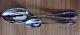 Antique Vintage Polish 800 Silver Matching Pair Tablespoon And Teaspoon