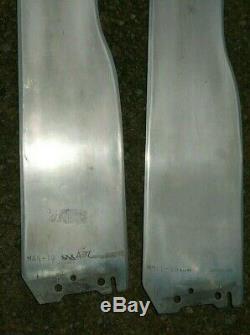 Antique Vintage pair Stocking Sock Form, Mold Hosiey Stretcher, Industrial Metal