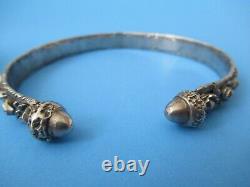 Armbands/Bracelets Silver Mid Eastern Set Vintage PairWeighing 3 oz Silver