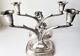 Art Deco Silver Plated Pair Of Candle Holders Two Branch Vintage Silver Plated