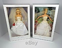 Barbie Dolls Davids Bridal Pair 2004 Eternal 2006 Romance Silver Label Bride Lot