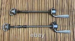 Beautiful Vintage Campagnolo Record Flat Lever Skewers 1 Pair