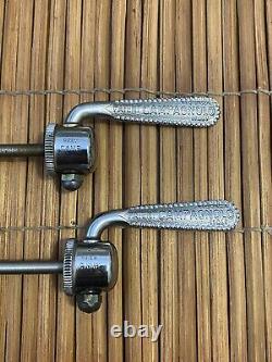 Beautiful Vintage Campagnolo Record Flat Lever Skewers 1 Pair