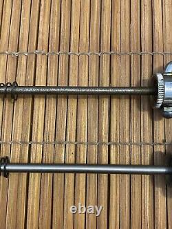 Beautiful Vintage Campagnolo Record Flat Lever Skewers 1 Pair