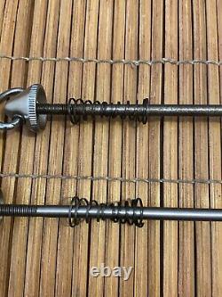 Beautiful Vintage Campagnolo Record Flat Lever Skewers 1 Pair