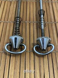 Beautiful Vintage Campagnolo Record Flat Lever Skewers 1 Pair