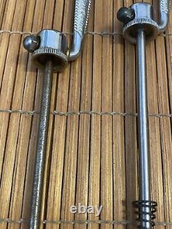 Beautiful Vintage Campagnolo Record Flat Lever Skewers 1 Pair