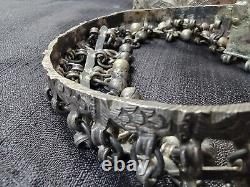 Beautiful Vintage Pair of Silver Egyptian Zar Armlets or Bracelets