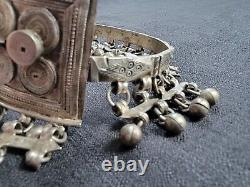 Beautiful Vintage Pair of Silver Egyptian Zar Armlets or Bracelets