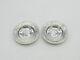 Britannia Silver Pair Of Armada Dishes Vintage 1977 London Comyns & Sons