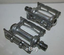 Campagnolo Nuovo Record vintage Bicycle Track Pista Pedals Pair