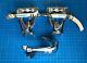 Campagnolo Record C Aero Road Pedals. Vintage. Used. + Two Pair Ics Toe Cages