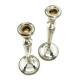 Cartier Vintage Weighted Sterling Silver Pair Candlesticks