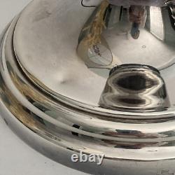 Christofle Silver Plated Candlesticks France Can be used w Glass Globes Vintage