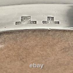 Christofle Silver Plated Candlesticks France Can be used w Glass Globes Vintage