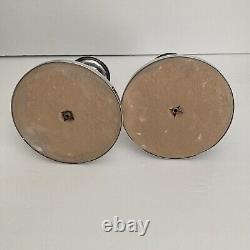 Christofle Silver Plated Candlesticks France Can be used w Glass Globes Vintage